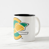 カリフォルニア金シールのマグ ツートーンマグカップ (正面右)