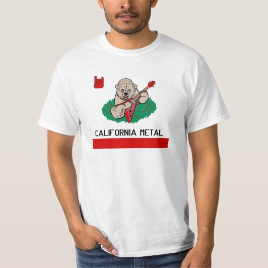 カリフォルニア金属のTシャツ Tシャツ (正面)