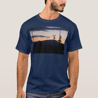 カリフォルニア鉄道夕日 Tシャツ