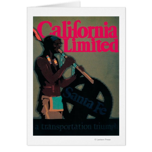カリフォルニア限定列車旅行ポスター (正面)