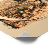 カリフォルニア1849金ゴールドラッシュ先生土産芸術 ポスター (角)