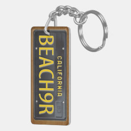 カリフォルニア1963ナンバープレートのKeychainのカスタム キーホルダー