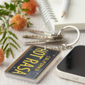 カリフォルニア1963ナンバープレートのKeychainのカスタム キーホルダー (正面右)