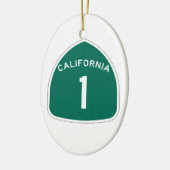 カリフォルニア1 セラミックオーナメント (左)