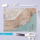 カリフォルニア2の地図 薄葉紙 (クラフト)