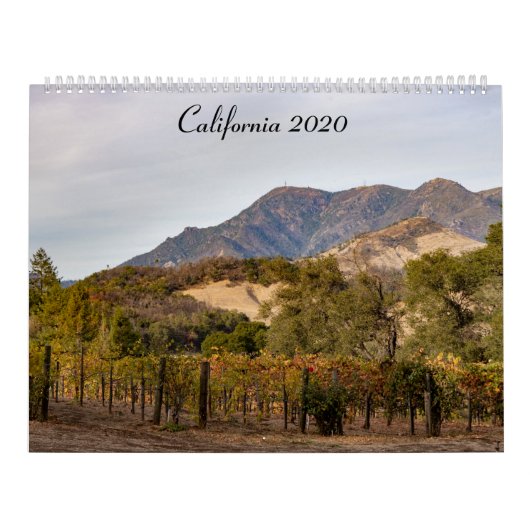 カリフォルニア2020 カレンダー (カバー)