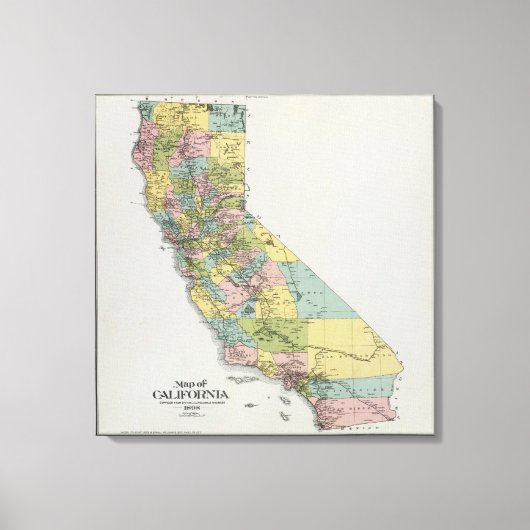 カリフォルニア3 キャンバスプリント (正面)