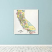 カリフォルニア3 キャンバスプリント (インサイチュ (ウッドフロア))
