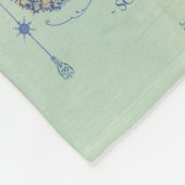 カリフォルニア4の地図 フリースブランケット (角)