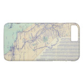 カリフォルニア4の地図 Case-Mate iPhoneケース (裏面(横))