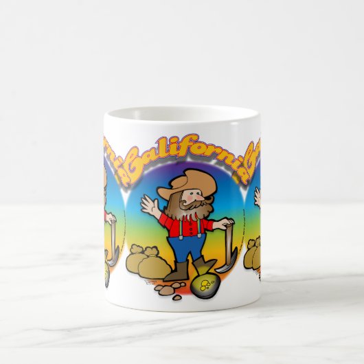 カリフォルニア49erマグ コーヒーマグカップ (中央)