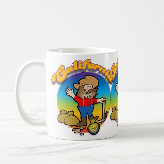 カリフォルニア49erマグ コーヒーマグカップ (左)