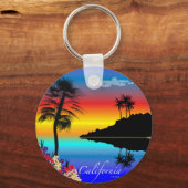 カリフォルニア4 キーホルダー (正面)