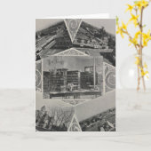 カリフォルニア6州サンタローザ カード (黄色い花)