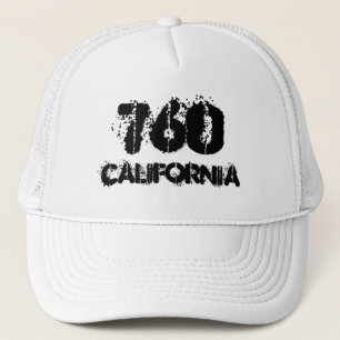 カリフォルニア760市外局番。 帽子のギフトの考え キャップ
