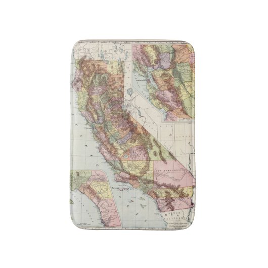 カリフォルニア8 バスマット (正面縦)