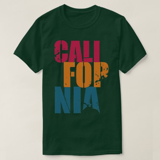 カリフォルニア90年代のVibes Tシャツ (デザイン正面)