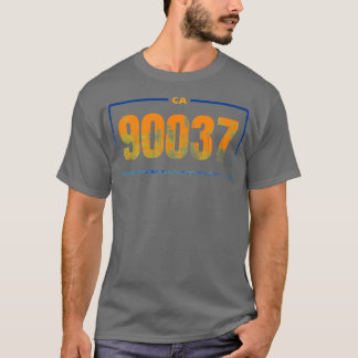 カリフォルニア90037 Zipcode OB Tシャツ