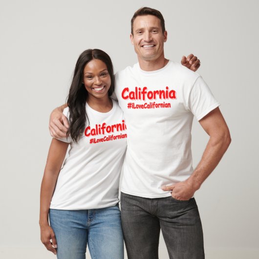 「カリフォルニア」かわいいデザイン。買今 Tシャツ (ユニセックス)