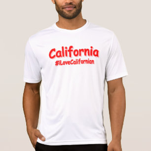 「カリフォルニア」かわいいデザイン。買今 Tシャツ