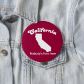 カリフォルニア-ここにTシャツからのNobodys 缶バッジ (インサイチュ)