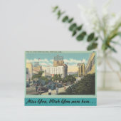 カリフォルニア、つる植物通り、ハリウッド ポストカード (スタンド正面)