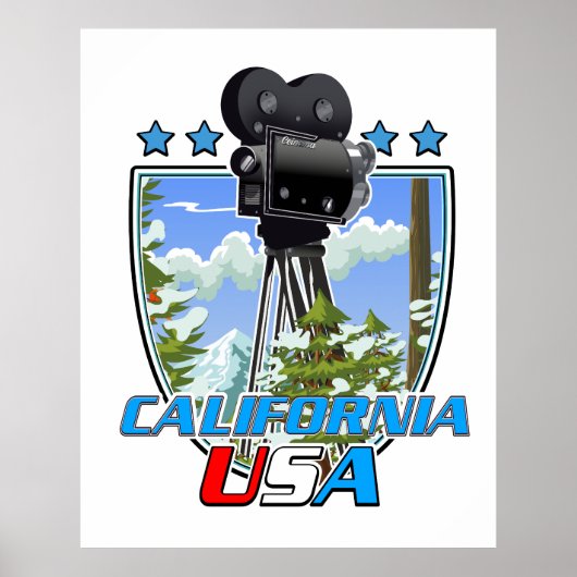 カリフォルニア アメリカ ポスター (正面)