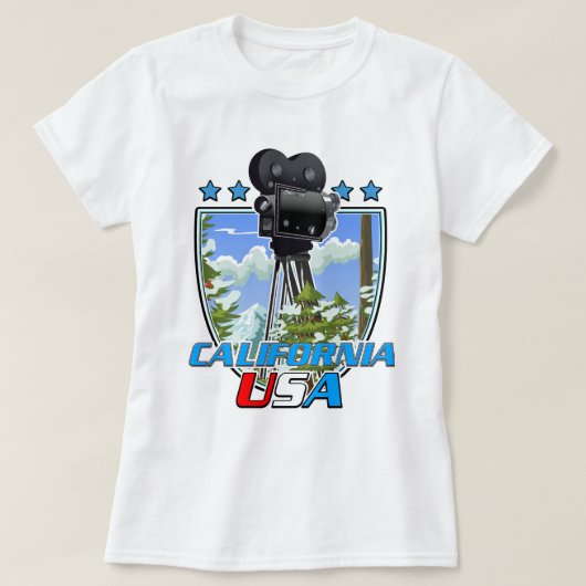 カリフォルニア アメリカ Tシャツ (デザイン正面)