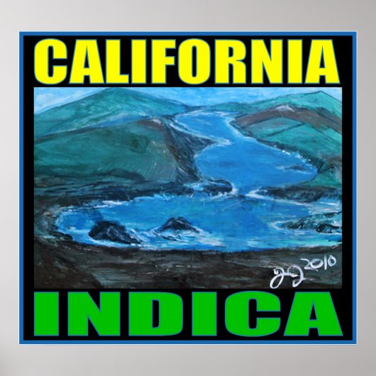 カリフォルニア・インディカ ポスター (正面)