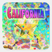 カリフォルニア エポック アワー ステッカー (正面)