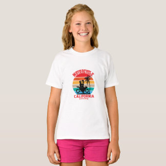 カリフォルニア オートバイ カップル Tシャツ