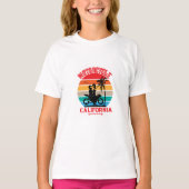 カリフォルニア オートバイ カップル Tシャツ (正面)