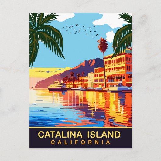 カリフォルニア カタリナ島の旅 ポストカード (正面)
