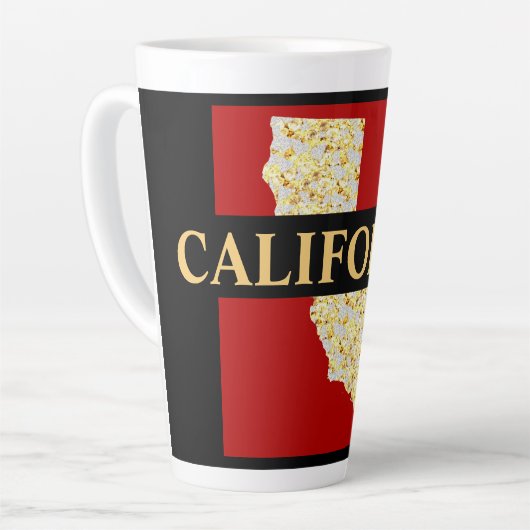 カリフォルニア カフェラテマグ (左アングル)