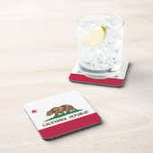 カリフォルニア・カリ共和国国旗、米国州 コースター (右側)