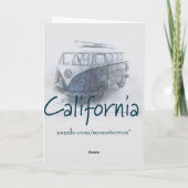カリフォルニア カード (裏面)