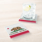 カリフォルニア ガラスコースター (アングル)