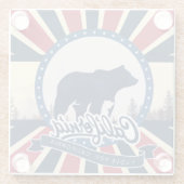 カリフォルニア ガラスコースター (裏面)
