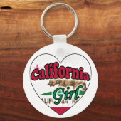 カリフォルニア ガール キーホルダー (正面)