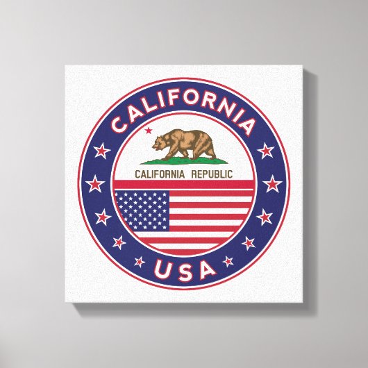 カリフォルニア キャンバスプリント (正面)