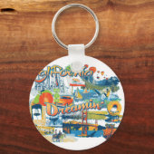 カリフォルニア キーホルダー (正面)