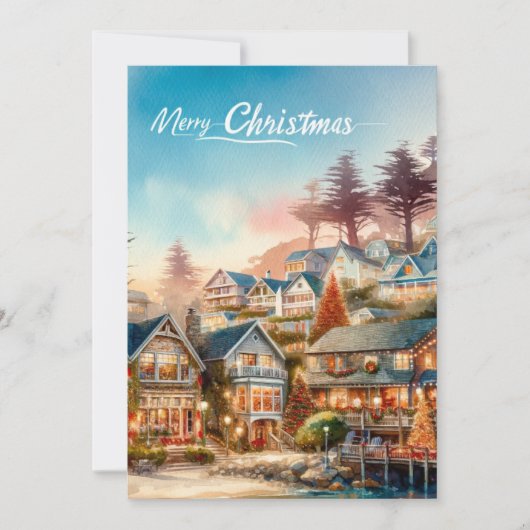 カリフォルニア クリスマスの魅力 カード (正面)