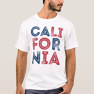 カリフォルニア グランジスタイル レタリング メンズ Tシャツ