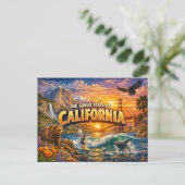 カリフォルニア グリーティング ポストカード (スタンド正面)