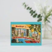 カリフォルニア グリーティング ヴィンテージ ポストカード (スタンド正面)