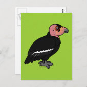 カリフォルニア・コンドル ポストカード (正面/裏面)