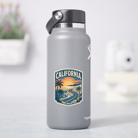 カリフォルニア・コーストの魅力 シール (HydroFlask)