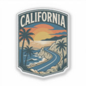 カリフォルニア・コーストの魅力 シール (正面)