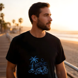 カリフォルニア・コーストサマー -青- Tシャツ