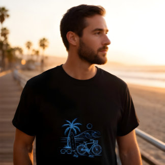 カリフォルニア・コーストサマー -青- Tシャツ